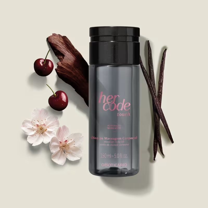 �LEO DE MASSAGEM CORPORAL HER CODE TOUCH 150ML